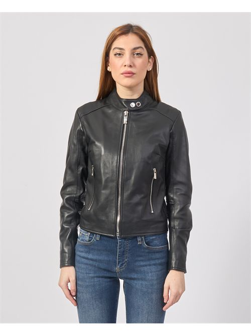 Richmond X Women's Leather Jacket Black RICHMOND X | UWP25200GBBLACK